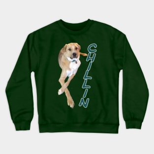 Yellow Labrador chillin Crewneck Sweatshirt